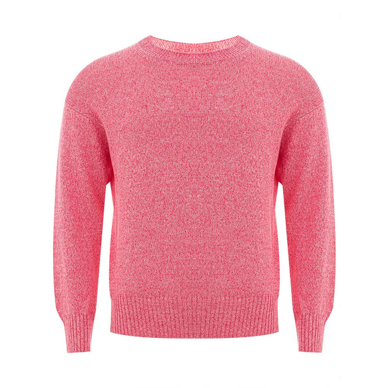 Maglione di cotone rosa