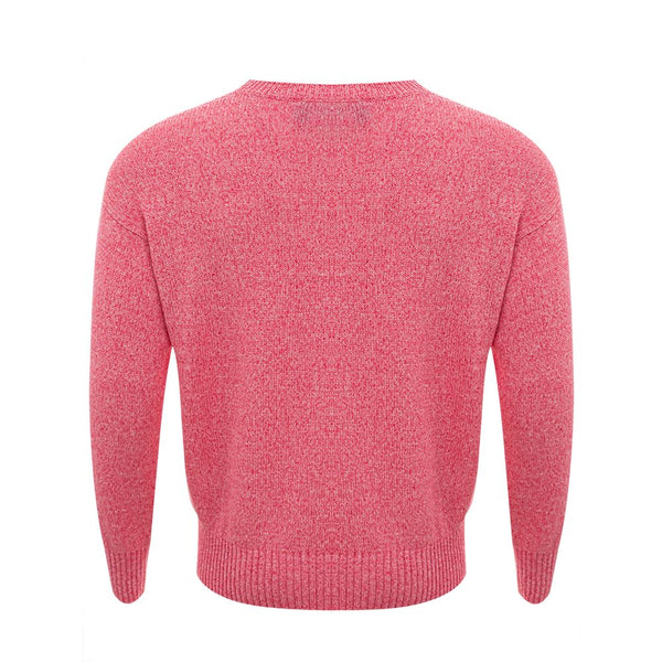 Maglione di cotone rosa