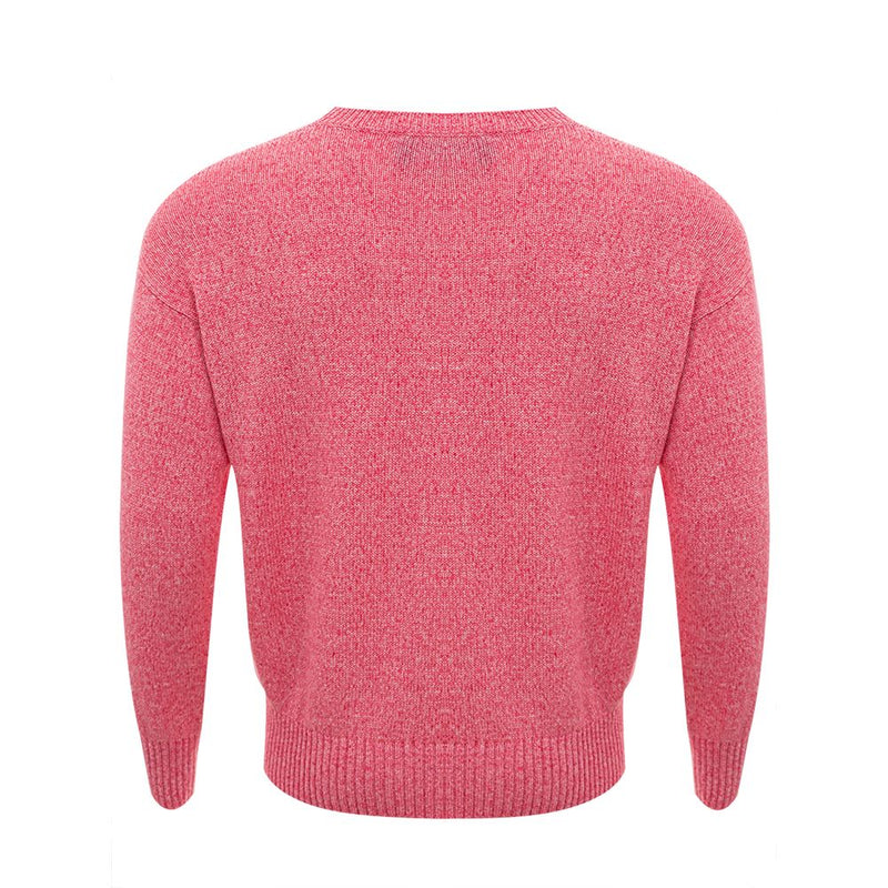 Rosa Baumwollpullover