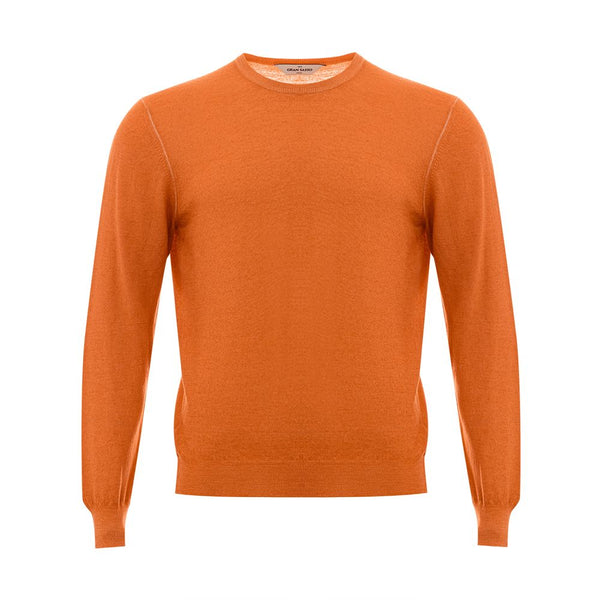 Pull en laine orange