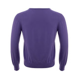 Pull en laine violet élégant pour les hommes exigeants