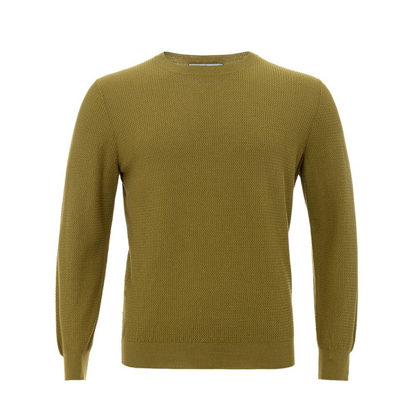 Pull en coton vert élégant pour les hommes