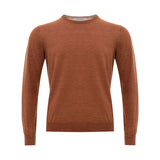 Elegant Woolen Brown Sweater for Men