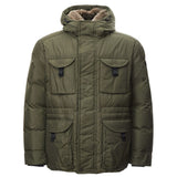 Veste pour hommes en polyamide vert élégant