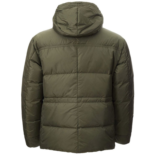 Veste pour hommes en polyamide vert élégant