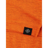 Elegantes Leinen-T-Shirt in lebendiger Orange