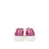 Sneaker in pelle Fuchsia