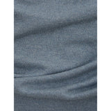 Elegante cashmere grigio maglione maschile