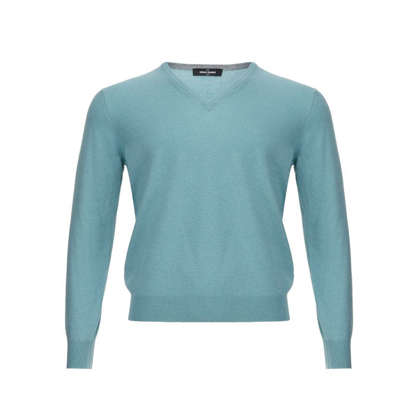 Turquoise Cashmere Sweater Elegance