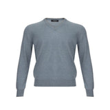 Elegante maglione cashmere in grigio chic