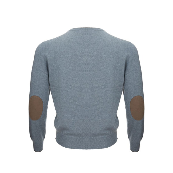 Elegante maglione cashmere in grigio chic