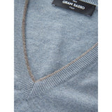 Elegante maglione cashmere in grigio chic