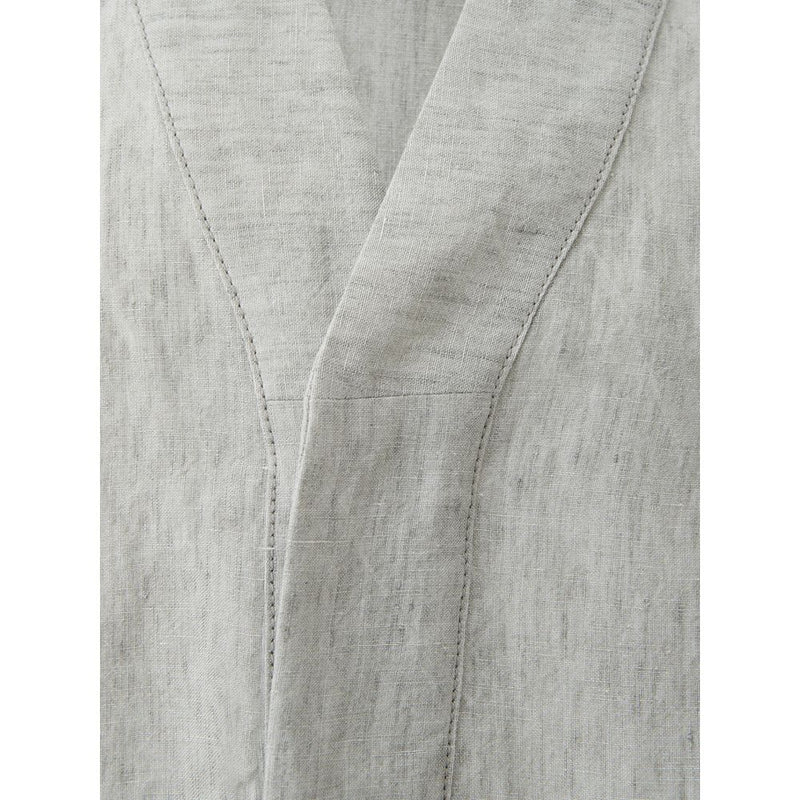 Elegante chaqueta de lino gris para hombres