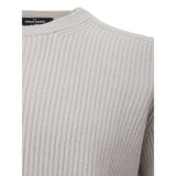 Pull gris masculin élégant en cachemire masculin