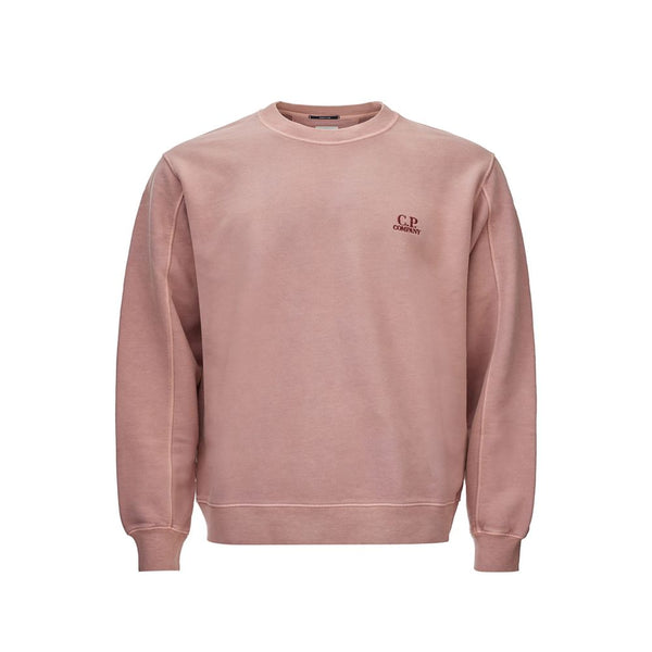 Maglione di cotone rosa chic per uomini