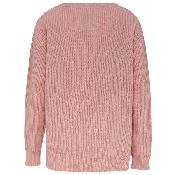 Elegante cashmere Pink Top - Concediti il ​​lusso morbido