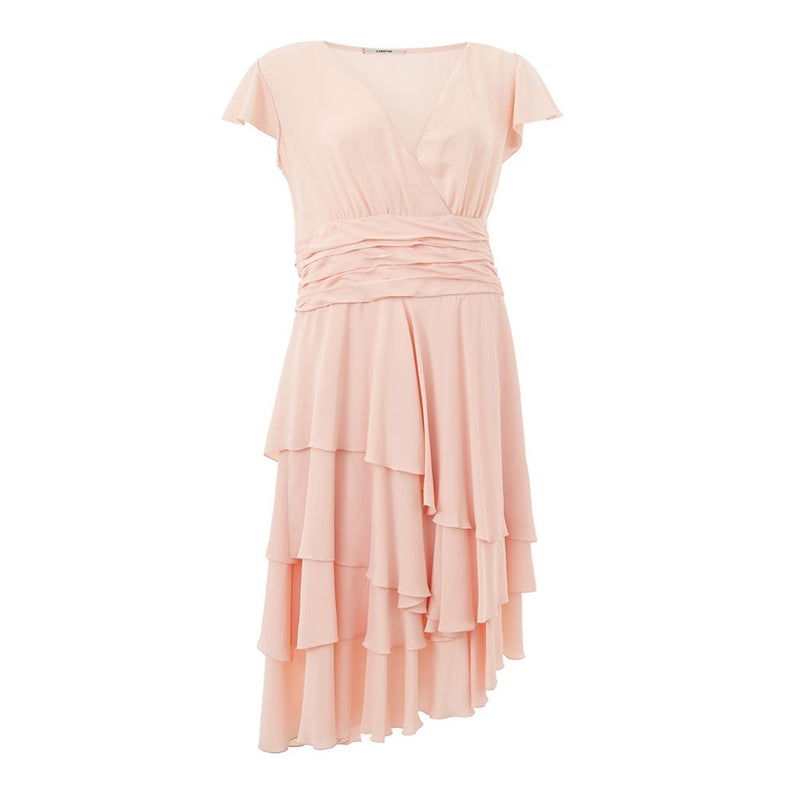 Robe acétate rose élégante