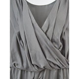 Robe gris de soie élégante - Élégance intemporelle