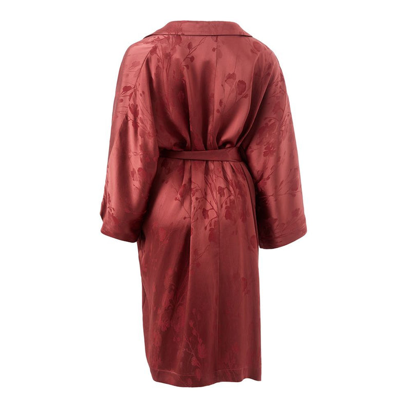 Elegante rote Acetatjacke für Frauen