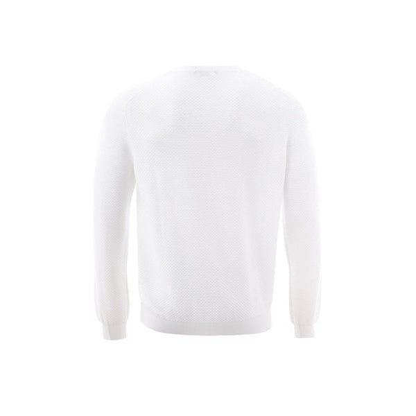 T-shirt en coton blanc italien élégant