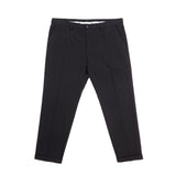 Elegantes pantalones de algodón negro para hombres