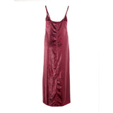 Élégant robe en polyester Bordeaux par Lardini