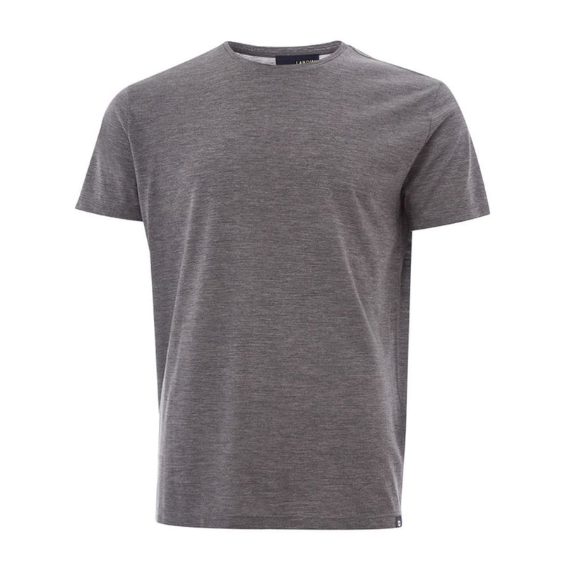 T-shirt de créateur en laine gris élégant