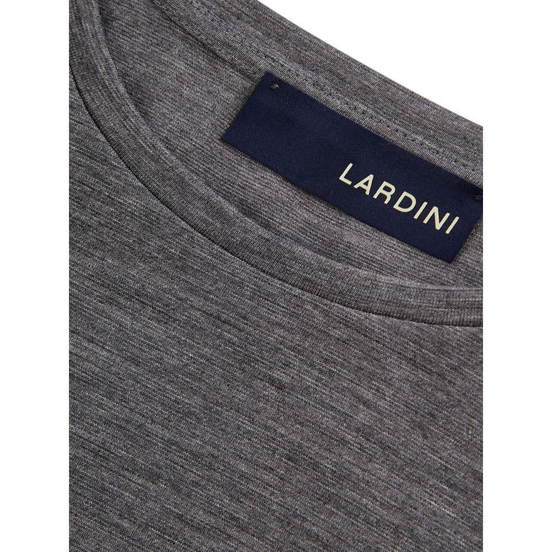 T-shirt de créateur en laine gris élégant