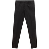 Pantalones de lana negros elegantes para hombres