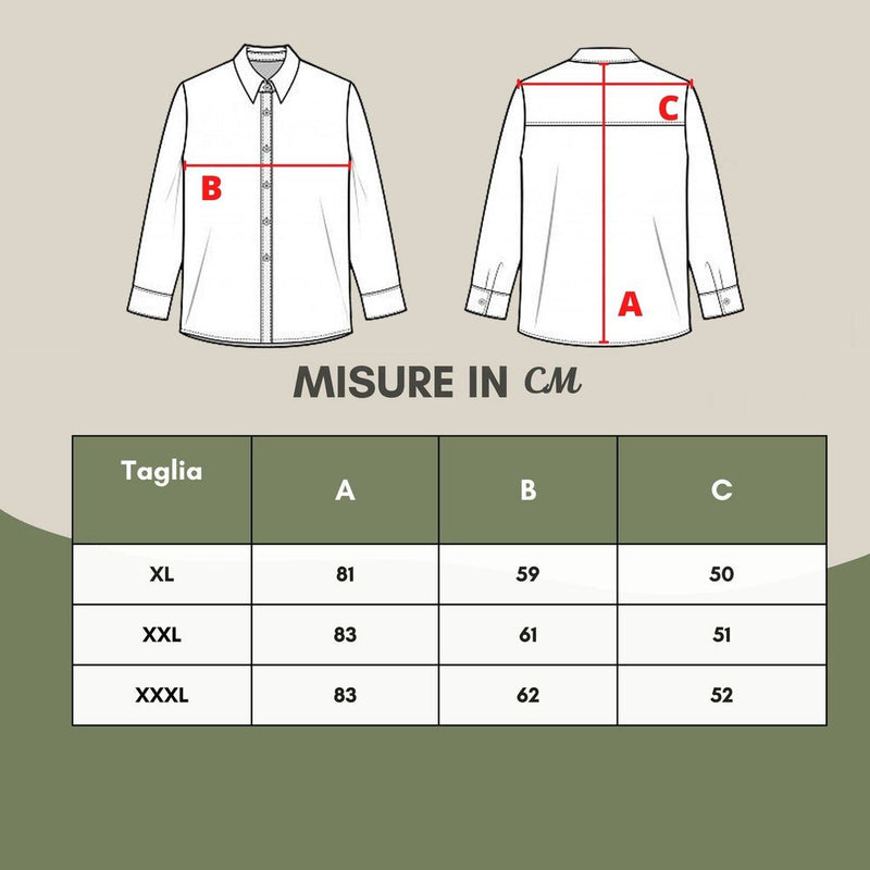 Elegante camicia da uomo in cotone bianco