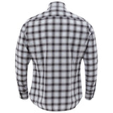 Elegant Gray Cotton Mens Shirt