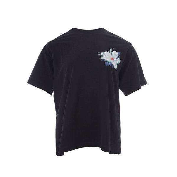 Elegante tee di cotone nero Kenzo per donne