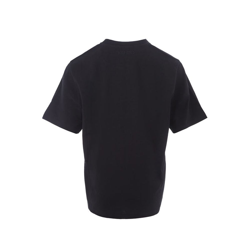 Elegant Black Cotton Kenzo Tee pour les femmes