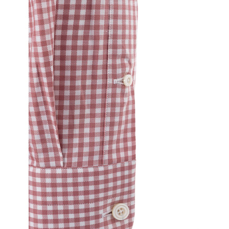 Chemise pour hommes roses en coton élégant