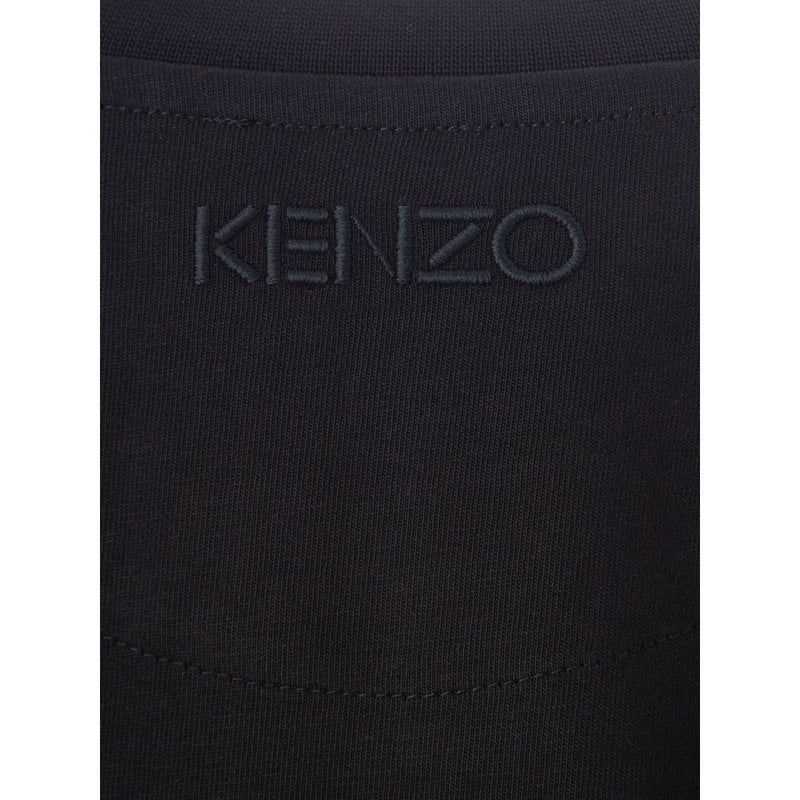 Elegant Black Cotton Kenzo Tee pour les femmes