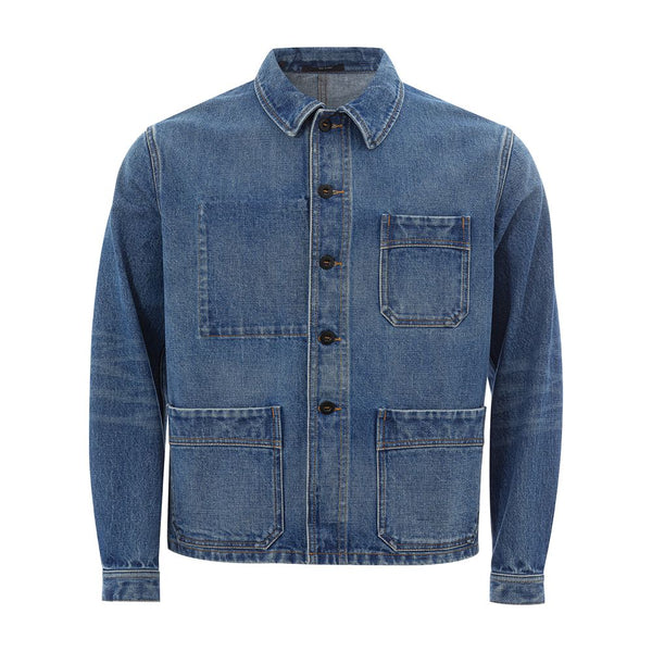 Veste élégante en jean multicolore pour hommes