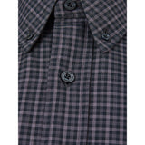 Camicia da uomo in cotone multicolore