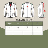 Elegante graue italienische Polyesterjacke für Frauen