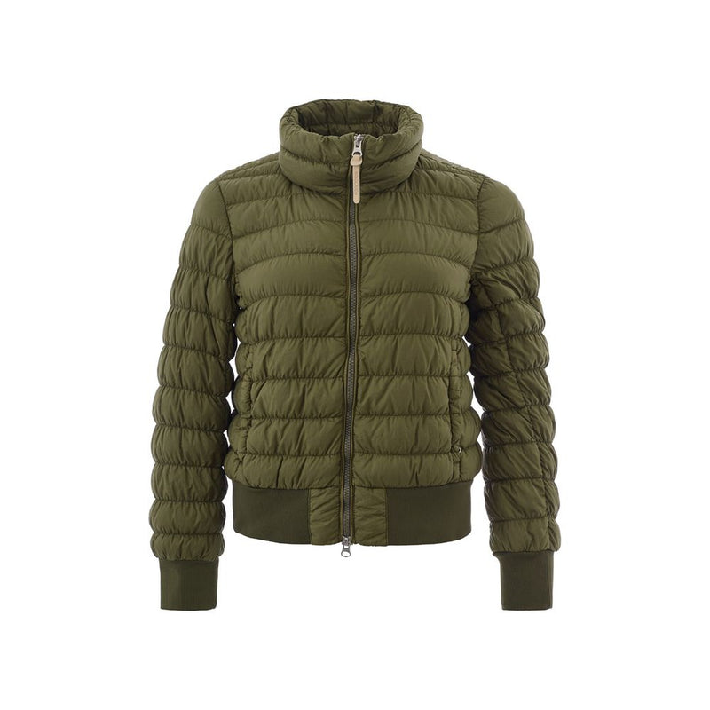 Veste en polyamide vert élégant