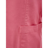 Elegant Pink Cotton Jacket for Her