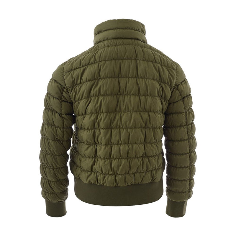 Veste en polyamide vert élégant