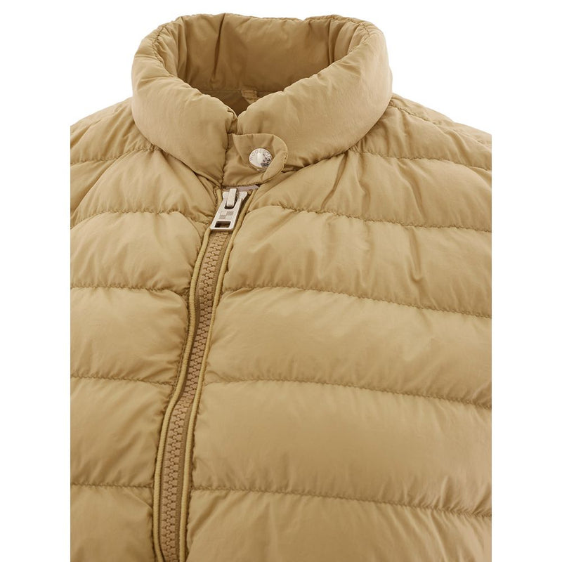 Beige Polyamide Designer Jacket