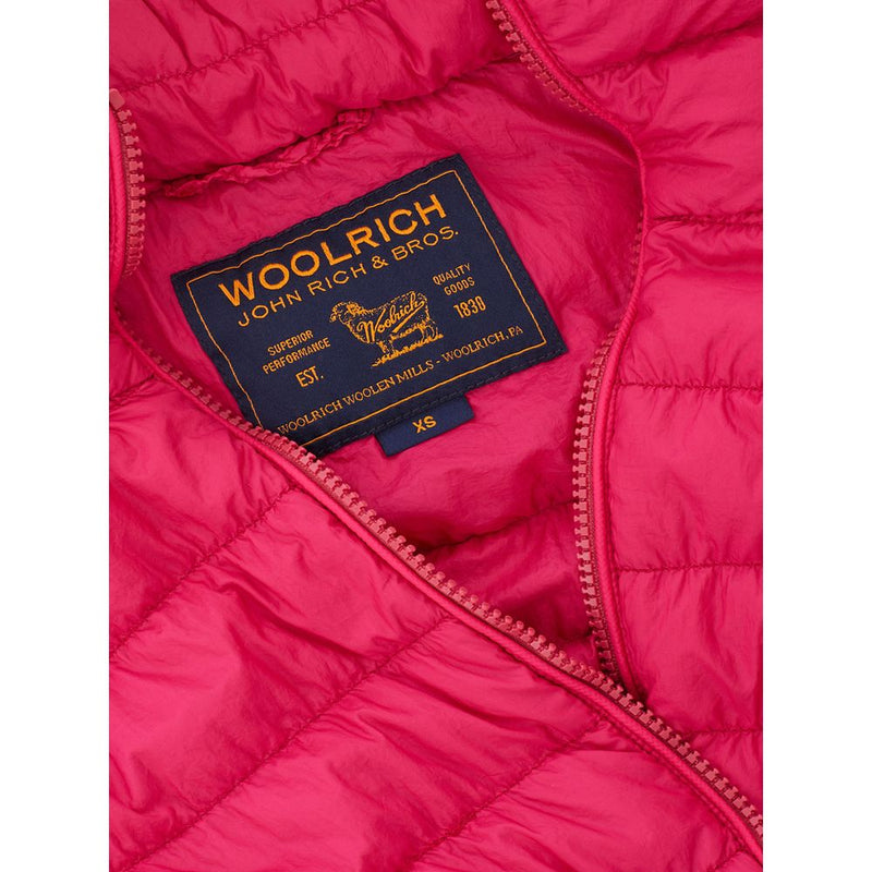 Fuchsia -Eleganz -Polyamidjacke