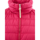 Chaqueta de poliamida de elegancia fucsia