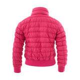 Chaqueta de poliamida de elegancia fucsia