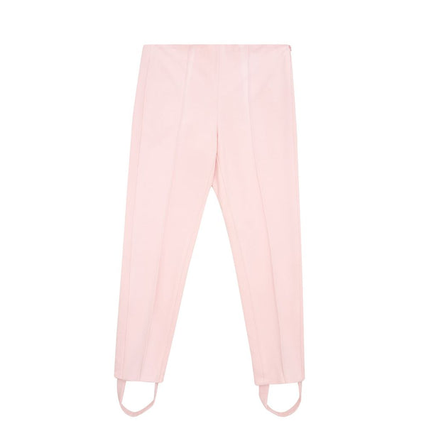 Eleganti pantaloni di viscosa rosa per stile chic