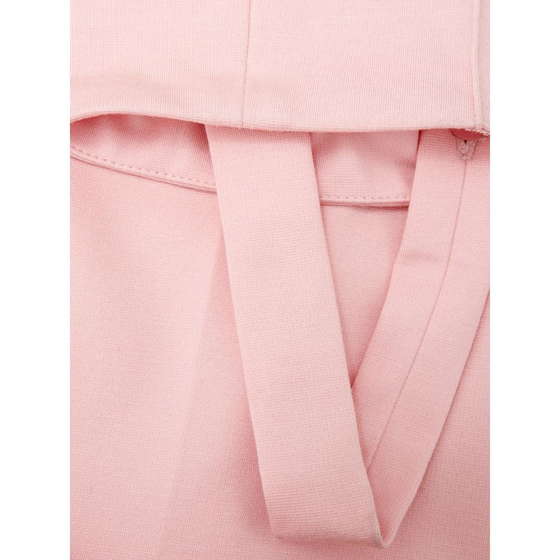 Eleganti pantaloni di viscosa rosa per stile chic