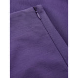 Eleganti pantaloni viscosi viola