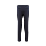 Elegantes pantalones de lana azul para mujeres