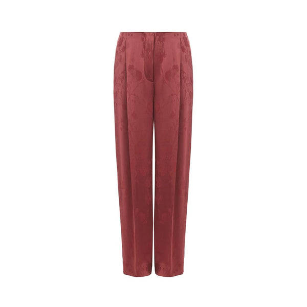 Pantalon sur mesure rouge élégant